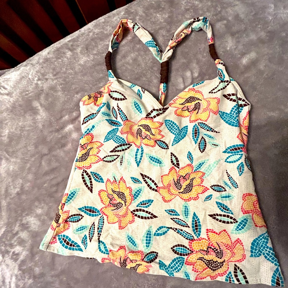 ANNE COLE TANKINI TOP SIZE 6